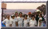 left to right Ed Rich Samora, Terry Perea, John Montoya, Sam Samora, Susan Garcia, Gene Vigil, Helen Martinez McMillan, Gil Perea, & Martha Samora Lujan