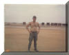 Ronald Allen in Dian after recovering from a booby trap encounter