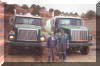 Sam Samora and Leon Gutierrez ,Evergreen water truck drivers