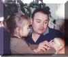 Alissa and Chris at Christmas 2002