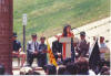 Linda Barron at the first ceremony